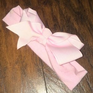 Girls Pink Bow Headband